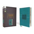 Nasb, Thinline Bible, Leathersoft, Teal, Red Letter Edition, 2020 Text, Comfort Print
