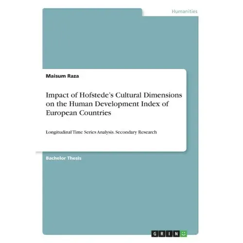 Impact of Hofstede's Cultural Dimensions on the Human Development Index of European Countries: Longitudinal Time Series Analysis. Secondary Research