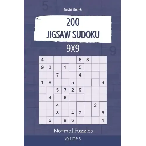 Jigsaw Sudoku - 200 Normal Puzzles 9x9 vol.6