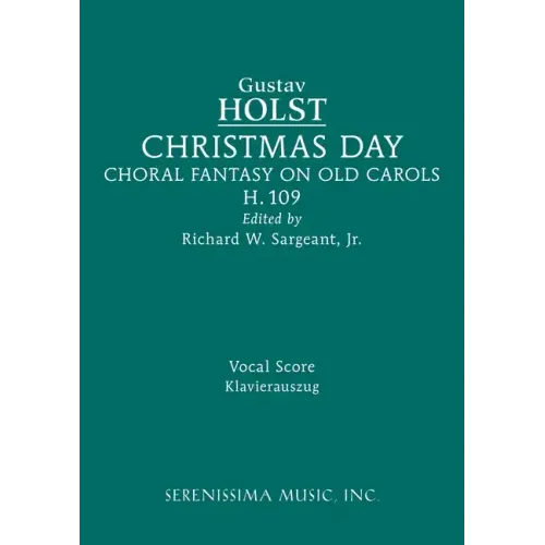 Christmas Day, H.109: Vocal score