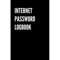 Internet Password Logbook: Black Password organizer to Keep Usernames, Passwords, Web Addresses & More. Alphabetical Tabs for Quick Easy Access
