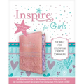 Inspire Bible for Girls NLT (Leatherlike, Pink): The Bible for Coloring & Creative Journaling