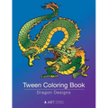 Tween Coloring Book: Dragon Designs: Colouring Book for Teenagers, Young Adults, Boys, Girls, Ages 9-12, 13-16, Cute Arts & Craft Gift, Det