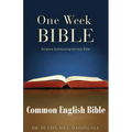 One Week Bible CEB: Scripture Summarizing the Holy Bible (TM)