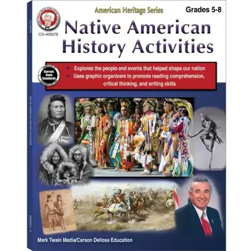 Native American History Activities Workbook, Grades 5 - 8: American Heritage Series