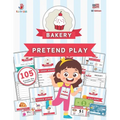 Bakery Shop Pretend Play Accessories: Ready-to-Use Bakery Accessories and Props for Kids USA Edition USD Currency Itz for Kidz
