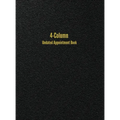 4-Column Undated Appointment Book: 4-Person Daily Appointment Book Undated