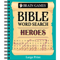 Brain Games - Bible Word Search: Heroes - Large Print