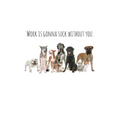 Work is gonna suck without you.: Perfect goodbye gift for coworker that is leaving / going away gift for your co worker, boss, manager, employee.