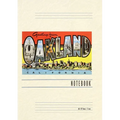 Vintage Lined Notebook Greetings from Oakland, California