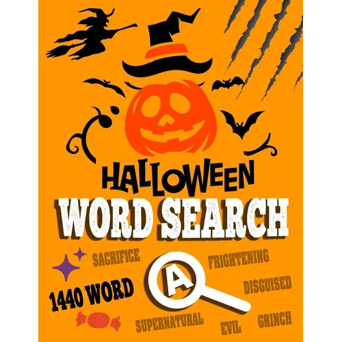Halloween word search: Funny Halloween Activity Book for Kids Let your kids creativity run wild!