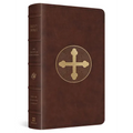 ESV Bible with Creeds and Confessions (Trutone, Brown, Cross Trefoil Design)