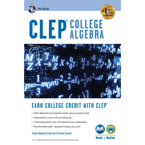 Clep(r) College Algebra Book + Online