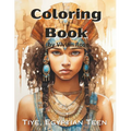 Coloring Book: Tiye, Egyptian Teen
