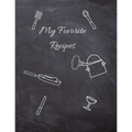 Favorite Recipes, Recipe Book to Write in, 115 Pages, (8.5"x11")
