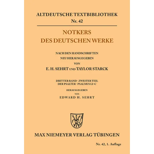 Notkers des Deutschen Werke