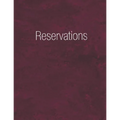Reservations: Reservation Book Burgundy - Daily table bookings for restaurant- 365 pages