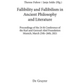 Fallibility and Fallibilism in Ancient Philosophy and Literature