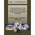 Puchalski (Anthony) V. New Jersey State Parole Board U.S. Supreme Court Transcript of Record with Supporting Pleadings