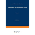 Management and International Review