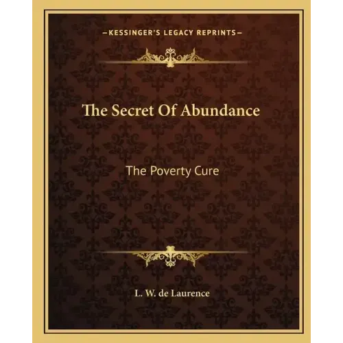 The Secret of Abundance: The Poverty Cure