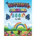 Butterfly Coloring Book for Kids: Vol-02. Great Gift for Children to Express Their Creativity - Ideal for Kids Ages 4-12 - A Fun Activity Book