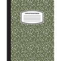 Classic Composition Notebook: (8.5x11) Wide Ruled Lined Paper Notebook Journal (Olive Green) (Notebook for Kids, Teens, Students, Adults) Back to Sc