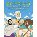Mythology Goddesses and Gods Coloring Book for Adults: Fantasy Coloring Book Inspired by Greek Mythology of Ancient Greece