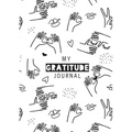 My Gratitude Journal: (Black & White Line Drawing) A 52-Week Daily Guide to Becoming Grateful