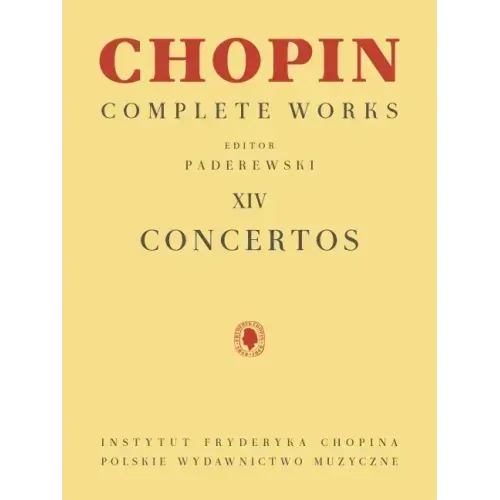 Concertos: Piano Reduction for Two Pianos Chopin Complete Works Vol. XIV