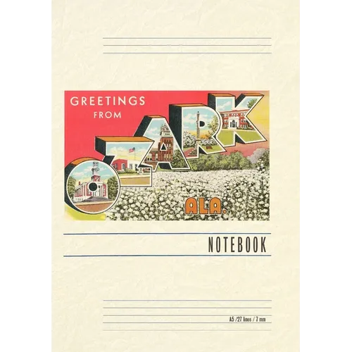 Vintage Lined Notebook Greetings from Ozark