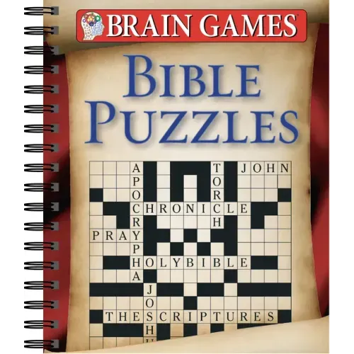 Brain Games - Bible Puzzles (Includes a Variety of Puzzle Types)