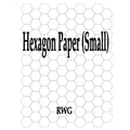 Hexagon Paper (Small): 50 Pages 8.5" X 11"