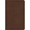 CSB Large Print Personal Size Reference Bible, Brown Leathertouch, Indexed