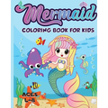 Mermaid Coloring Book for Kids Ages 4-8: 40 Unique and Beautiful Mermaid Coloring Pages (Children's Books Gift Ideas)