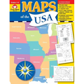Maps of the Usa, Grade 1 - 6 Teacher Resource