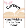 cursive hand writing practice paper book: activity book