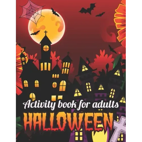 Halloween activity books for Adults