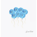 Boy baby shower guest book (Hardback)