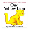 One Yellow Lion: Fold-Out Fun with Numbers, Colors, Animals
