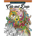 Cats and Dogs Coloring Books for Adutls: Pattern and Doodle Design for Relaxation and Mindfulness
