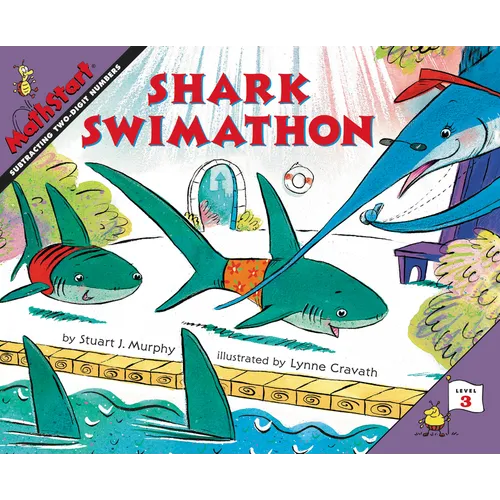 Shark Swimathon: Mathstart Level 3: Subtracting 2-Digit Numbers