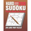 Hard Sudoku Puzzle Book for Adults: 200 Hard Sudoku Puzzles And Solutions Sudoku Puzzle Book with Solutions For Adults Large Print.