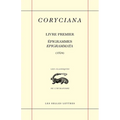 Coryciana. Livre Premier: Epigrammes / Epigrammata (1524)