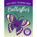 Butterflies: An Easy Large Print Adult Coloring Book Activity for Alzheimer's Patients and Seniors with Dementia