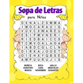 Sopa de Letras para Niñas: 6-8 años Juego didácticos, Entrena la Memoria y la Lógica - Diversión para las vacaciones