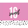 Happy 16th Birthday Guest Book (Landscape Hardcover): Sweet Sixteen Guest book, party and birthday celebrations decor, memory book, 16th birthday, hap