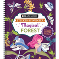 Brain Games - Sticker by Number: Magical Forest (20 Images to Sticker): Includes 2 Glitter Sticker Sheets to Complete Each Image!