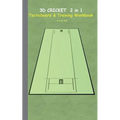 3D Cricket 2 in 1 Tacticboard and Training Book: Tactics/strategies/drills for trainer/coaches, notebook, training, exercise, exercises, drills, pract