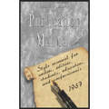 Publication Manual - Style Manual for Writers, Editors, Students, Educators, and Professionals 1957